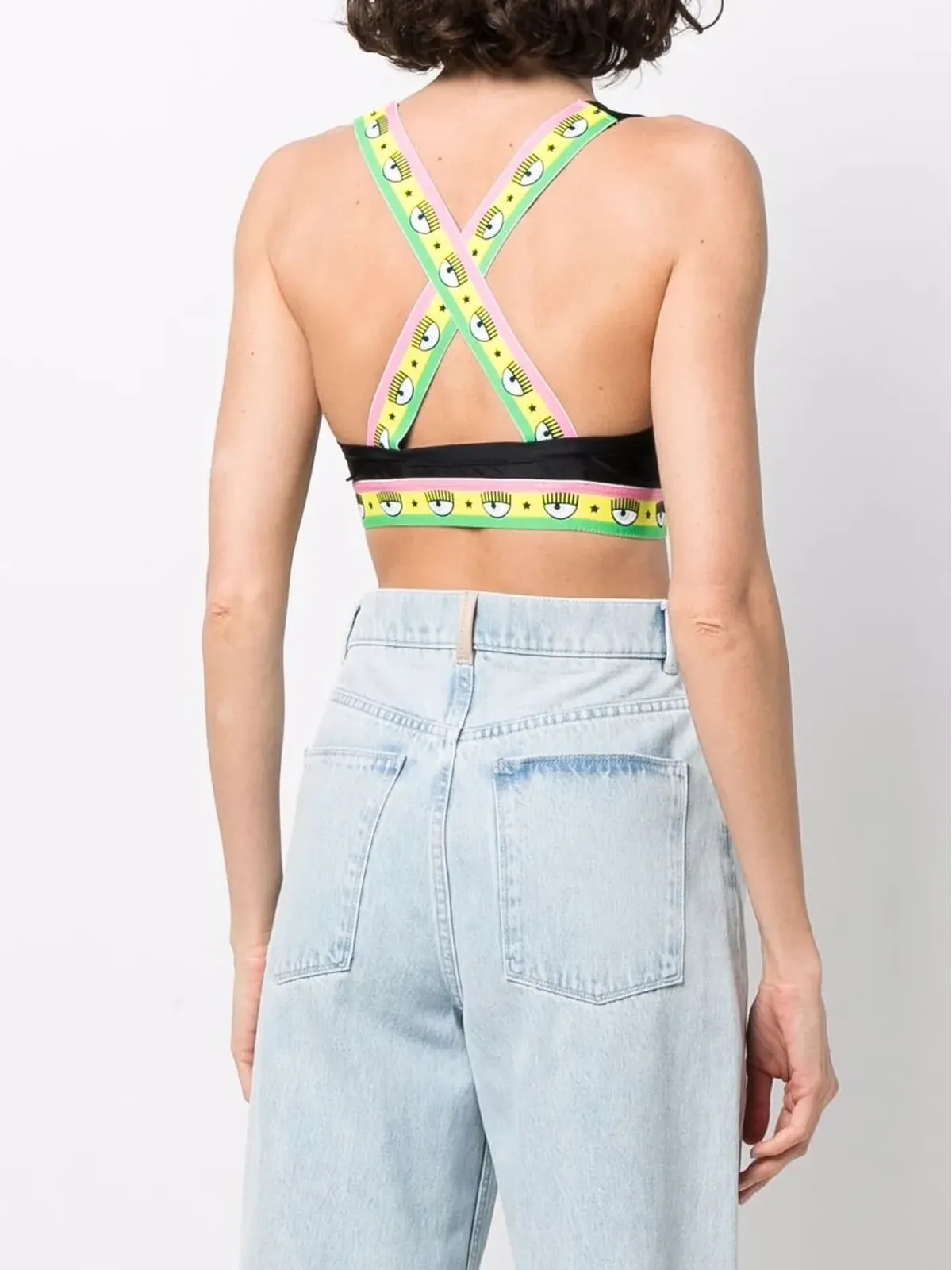 Chiara Ferragni Logomania クロップトップ - 画像4