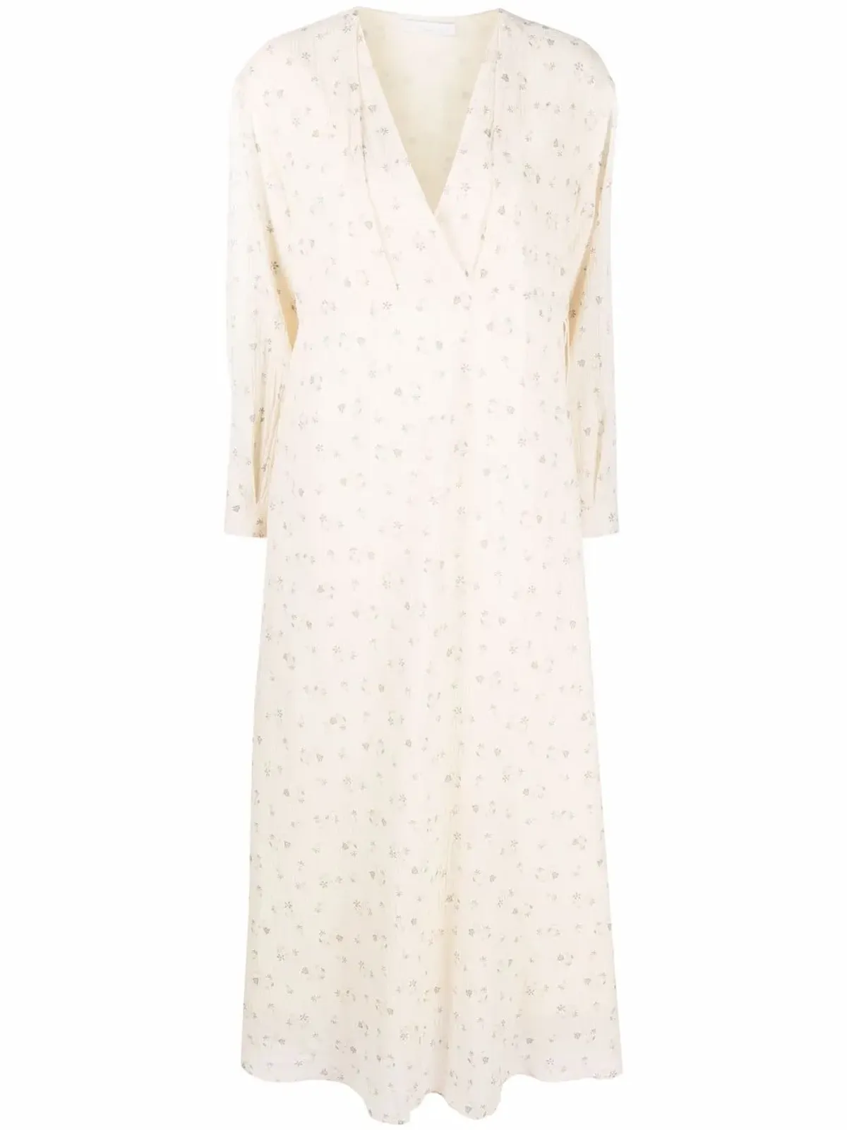 Fabiana Filippi 花柄プリント フレアドレス - 画像1