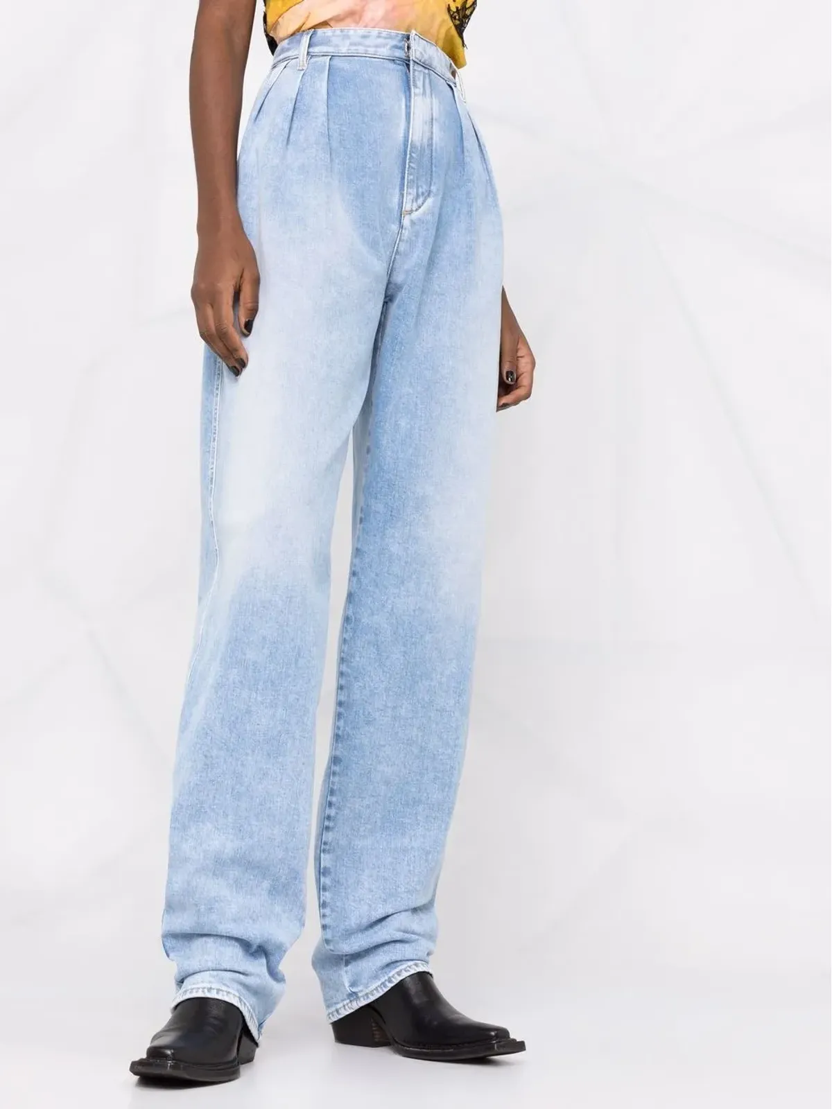 DSQUARED2 ハイウエスト ボックスジーンズ - 画像5