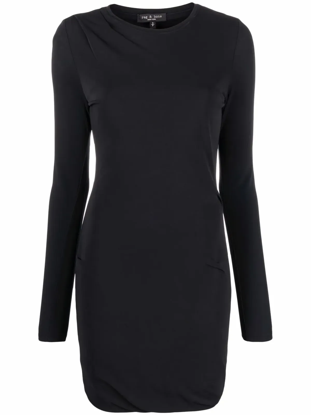 rag & bone Poppy T-shirt dress - Black - 画像1