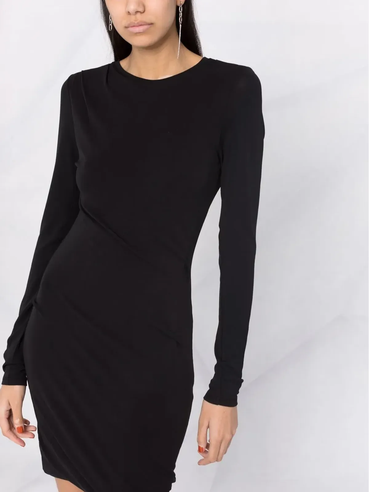 rag & bone Poppy T-shirt dress - Black - 画像5