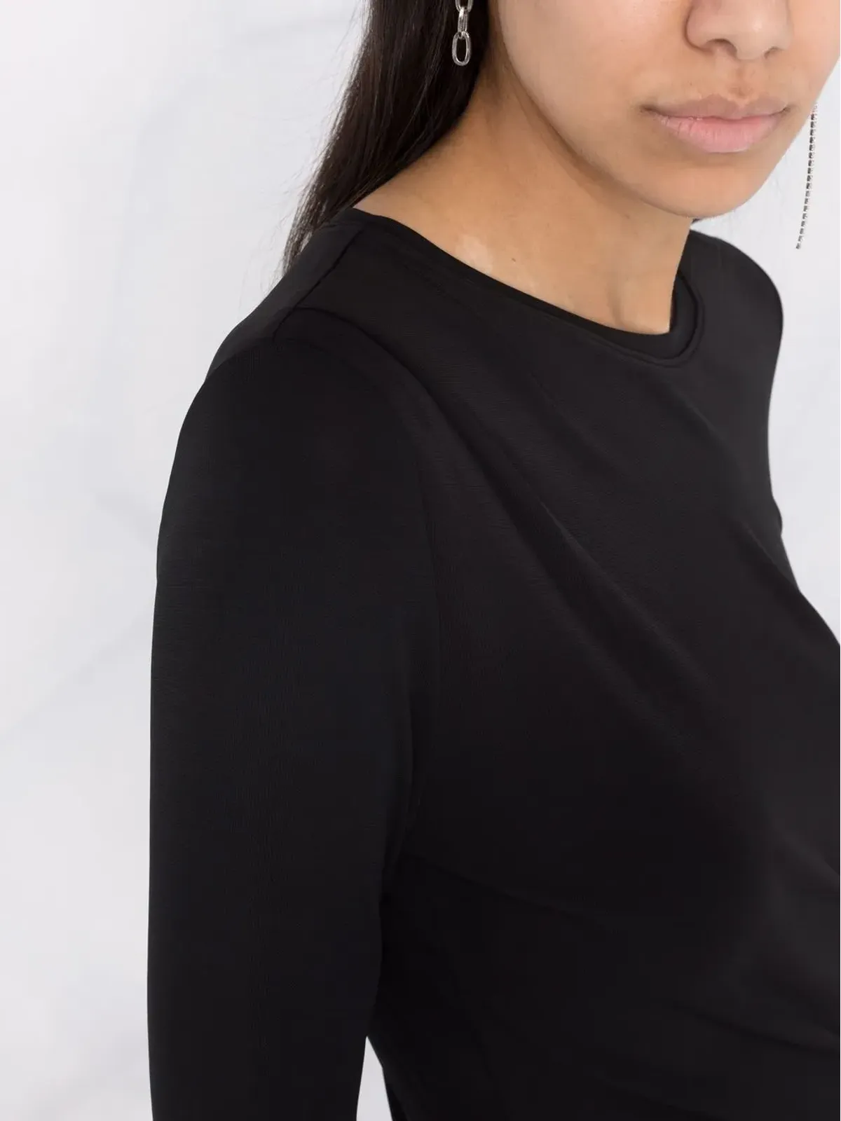 rag & bone Poppy T-shirt dress - Black - 画像3
