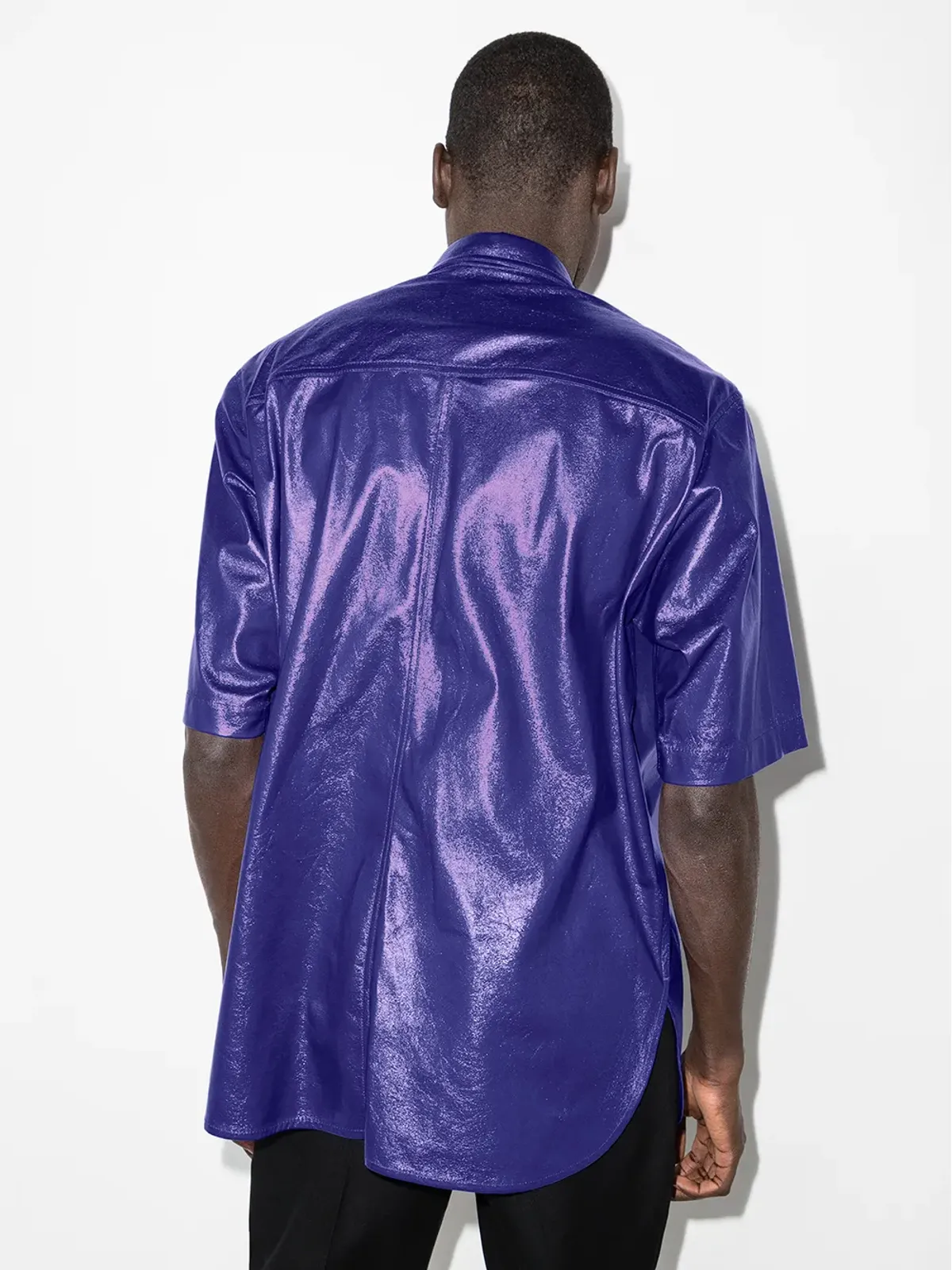 MARANT ギリン フェイクレザーシャツ - 画像3