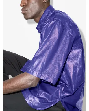 MARANT ギリン フェイクレザーシャツ - サムネイル4