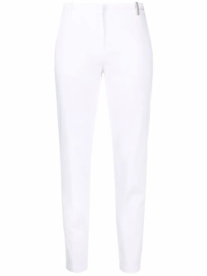 Fabiana Filippi Fabiana Filippi ミッドライズ クロップドパンツ - Whiteの商品画像