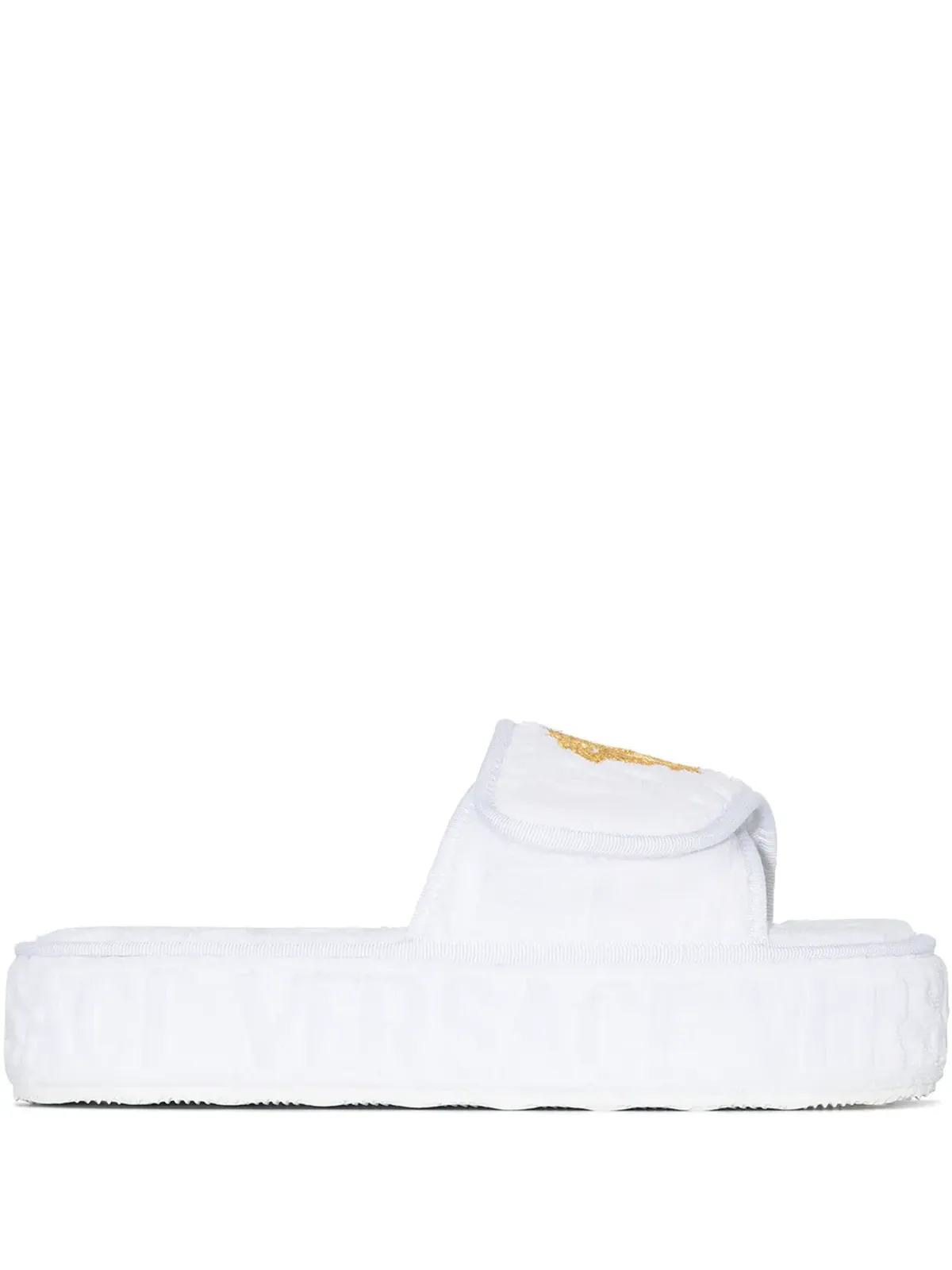 Versace Home メデューサヘッド プラットフォームスリッパ - 画像1