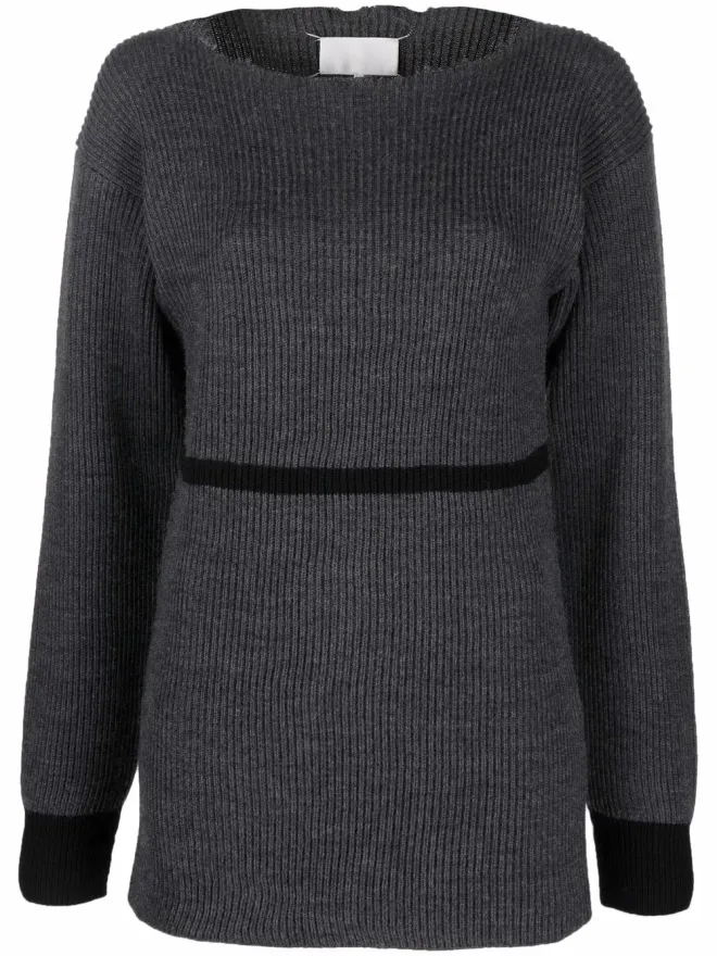 Maison Margiela Maison Margiela リブ編みニット ジャンパーの商品画像