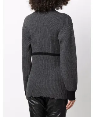 Maison Margiela リブ編みニット ジャンパー - サムネイル4