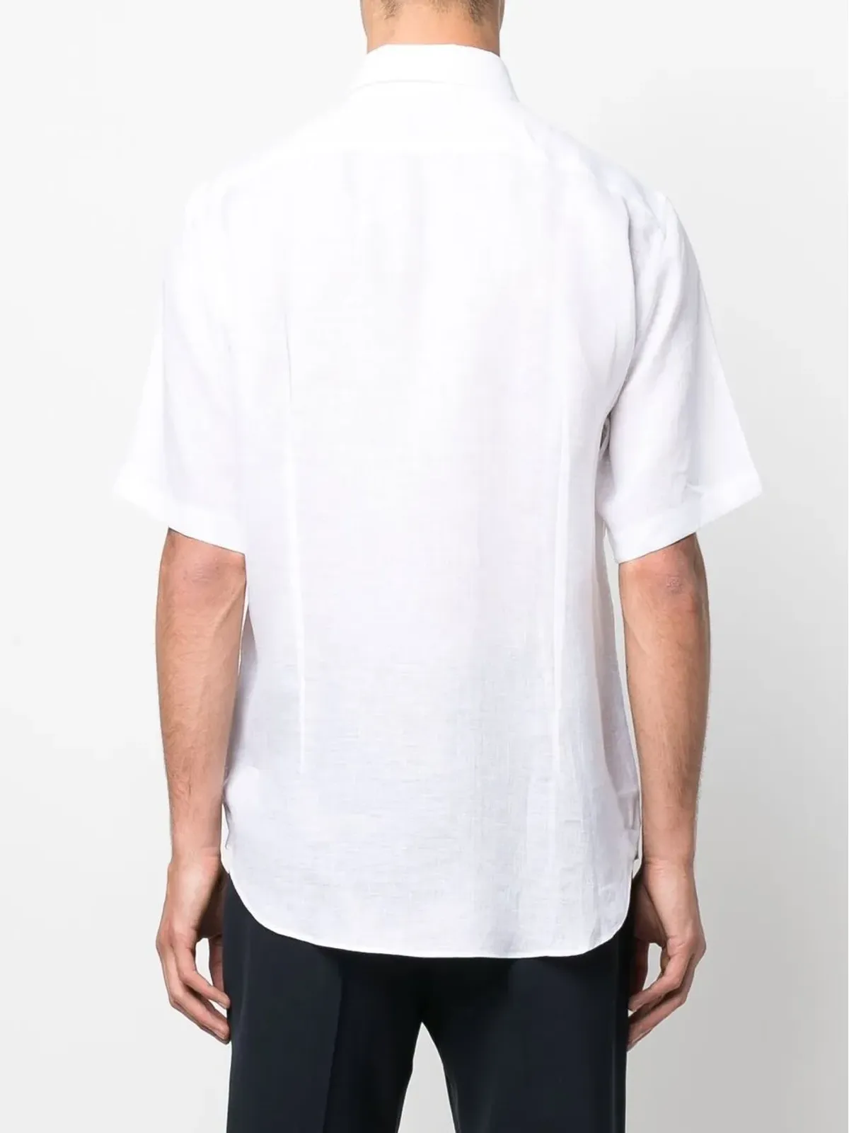 Billionaire crest-motif short-sleeved shirt - 画像4