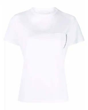 Fabiana Filippi ビーズディテール ポケット Tシャツ - サムネイル1