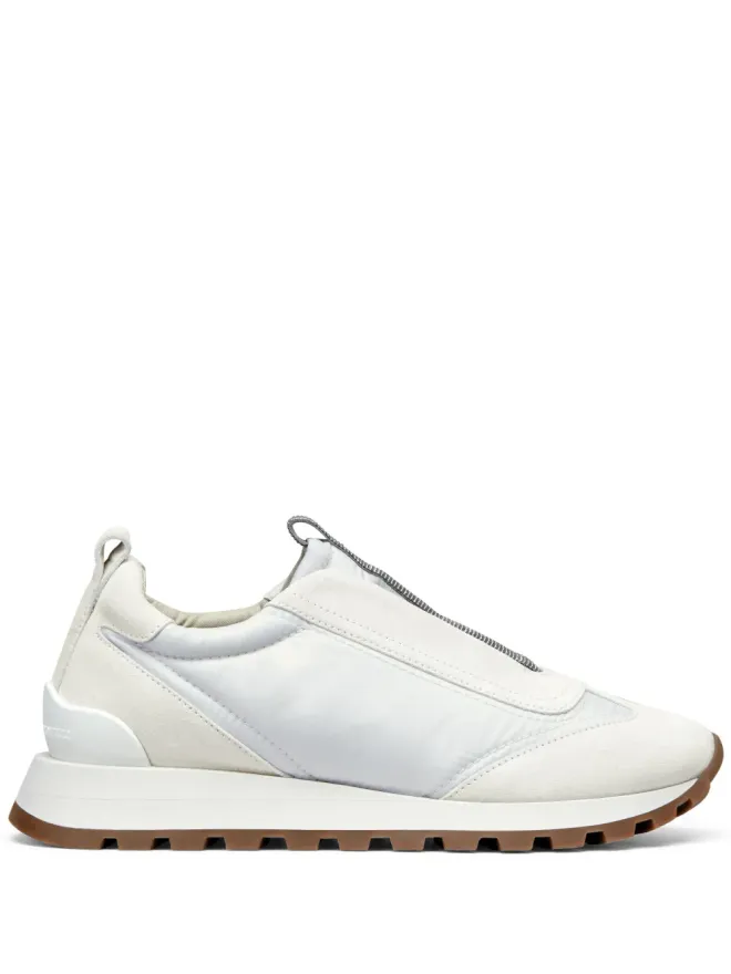 Brunello Cucinelli Brunello Cucinelli ビーズ装飾ローカットスニーカーの商品画像