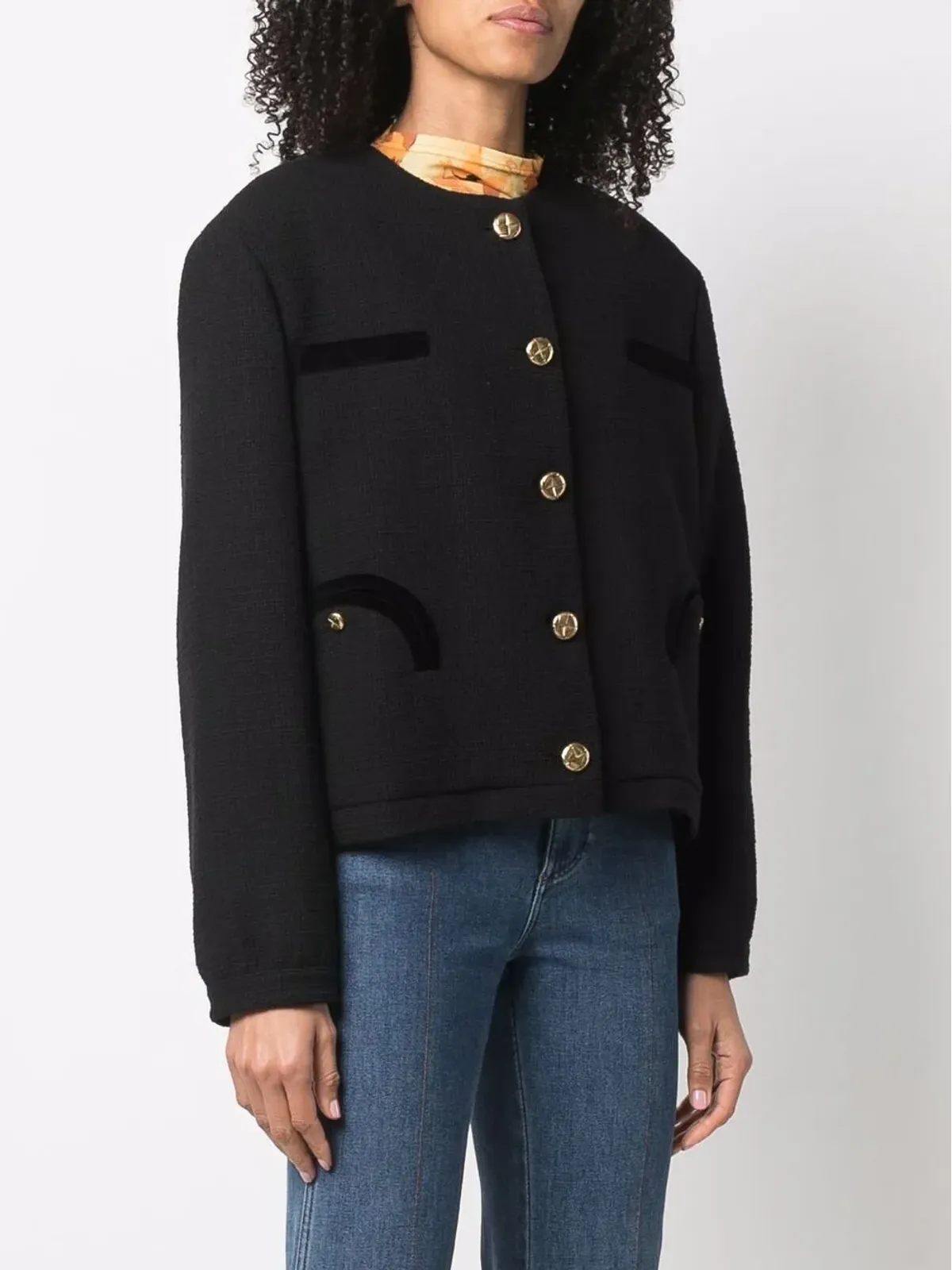 Blazé Milano ミッシー ツイードジャケット - 画像3