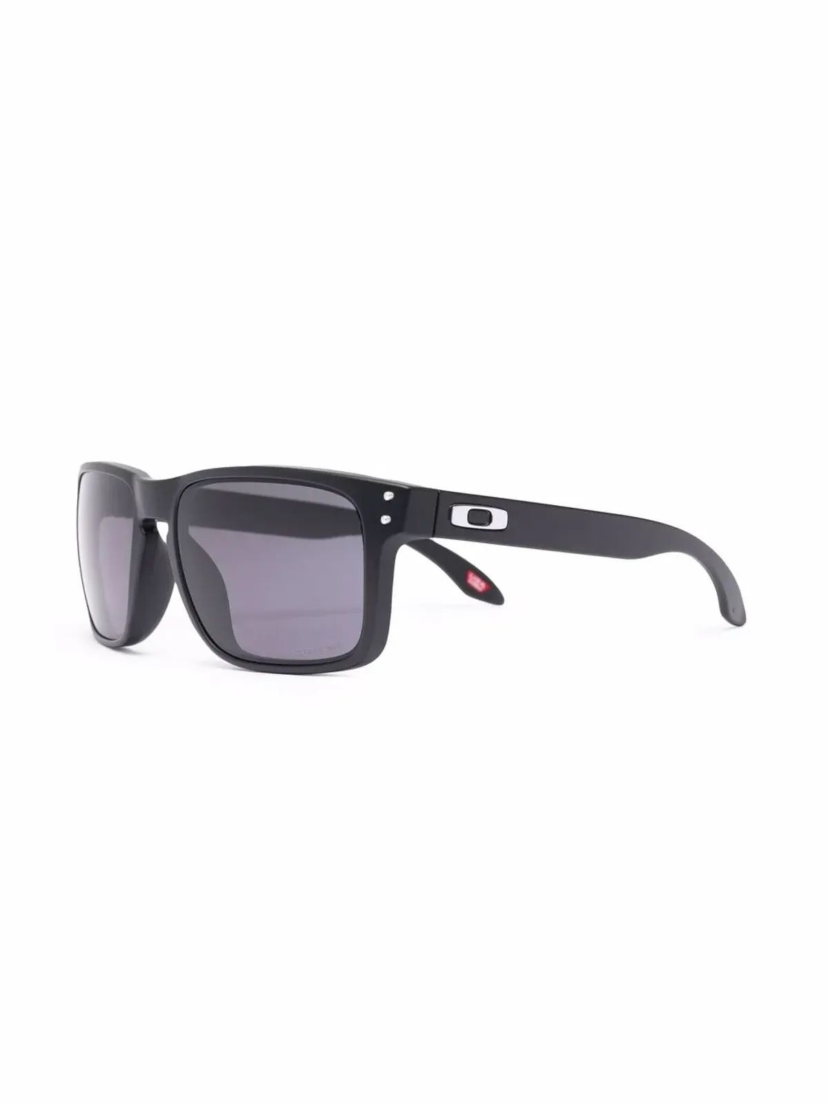 Oakley ティントレンズ矩形フレームサングラス（ブラック） - 画像2