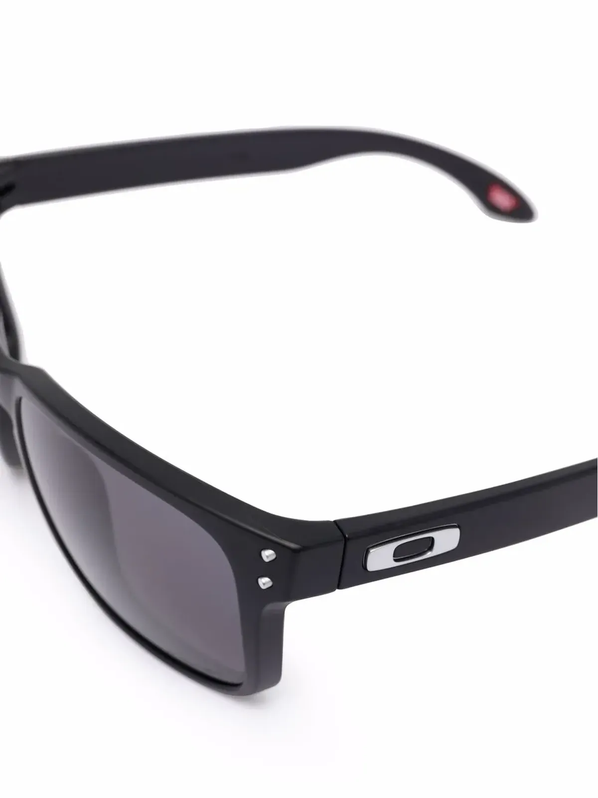 Oakley ティントレンズ矩形フレームサングラス（ブラック） - 画像3