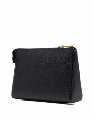CHANEL Pre-Owned 1996 CCロゴエンボス クラッチバッグ - ブラック - サムネイル3