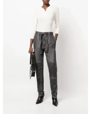 rag & bone ペイシー リブ編みポロトップ - サムネイル2