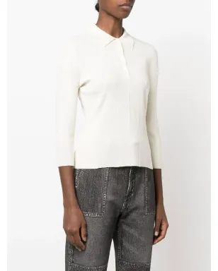 rag & bone ペイシー リブ編みポロトップ - サムネイル3