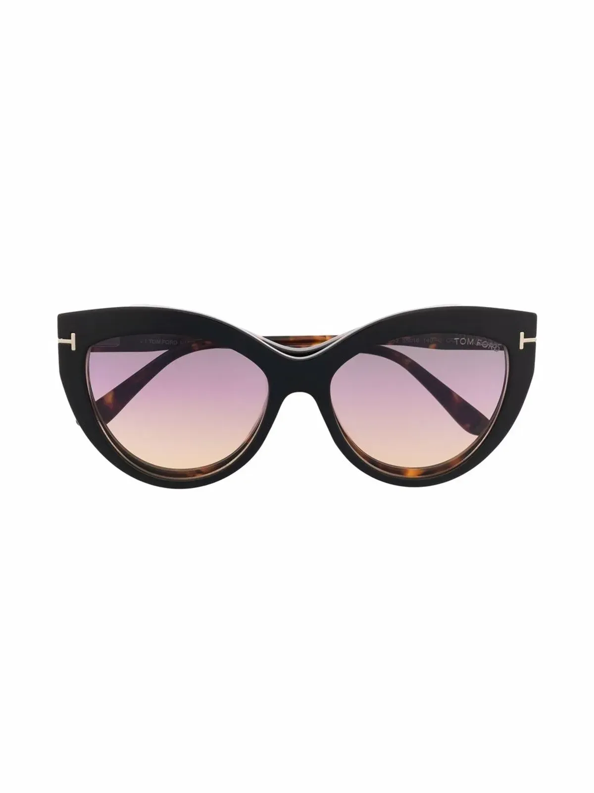 TOM FORD Eyewear 着脱式フレーム キャットアイメガネ - ブラウン - 画像2
