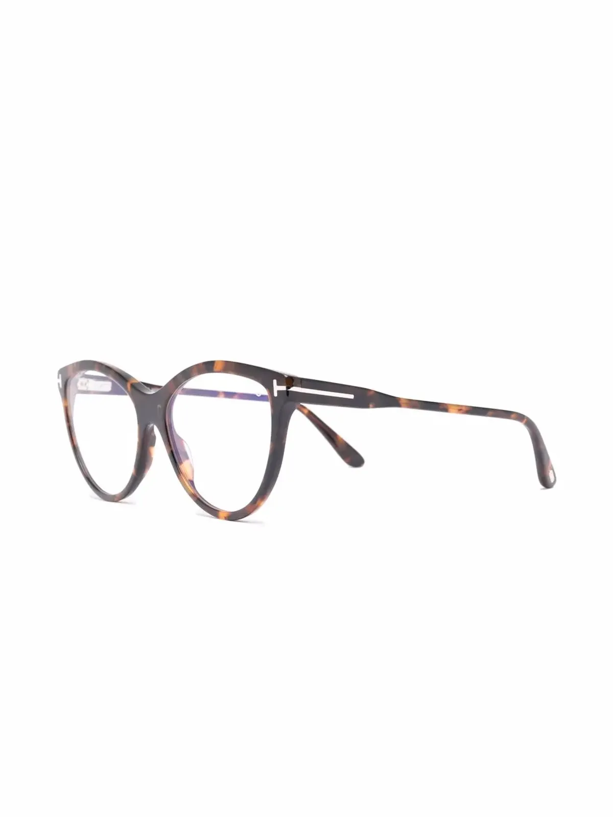 TOM FORD Eyewear 着脱式フレーム キャットアイメガネ - ブラウン - 画像3