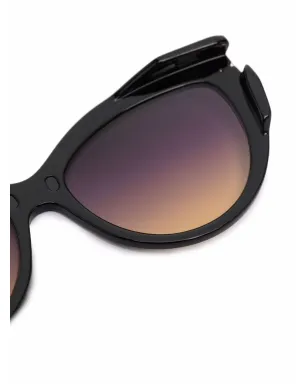 TOM FORD Eyewear 着脱式フレーム キャットアイメガネ - ブラウン - サムネイル4