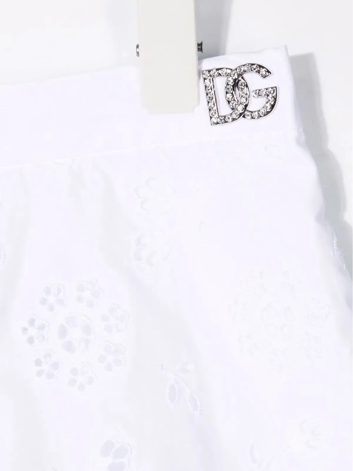 Dolce & Gabbana Kids 花柄刺繍レースショーツ - 画像3