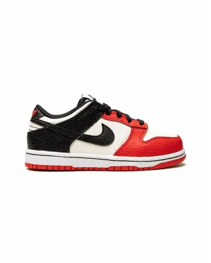 Nike Kids Dunk Low NBA Chicago Bulls スニーカー - White - サムネイル2