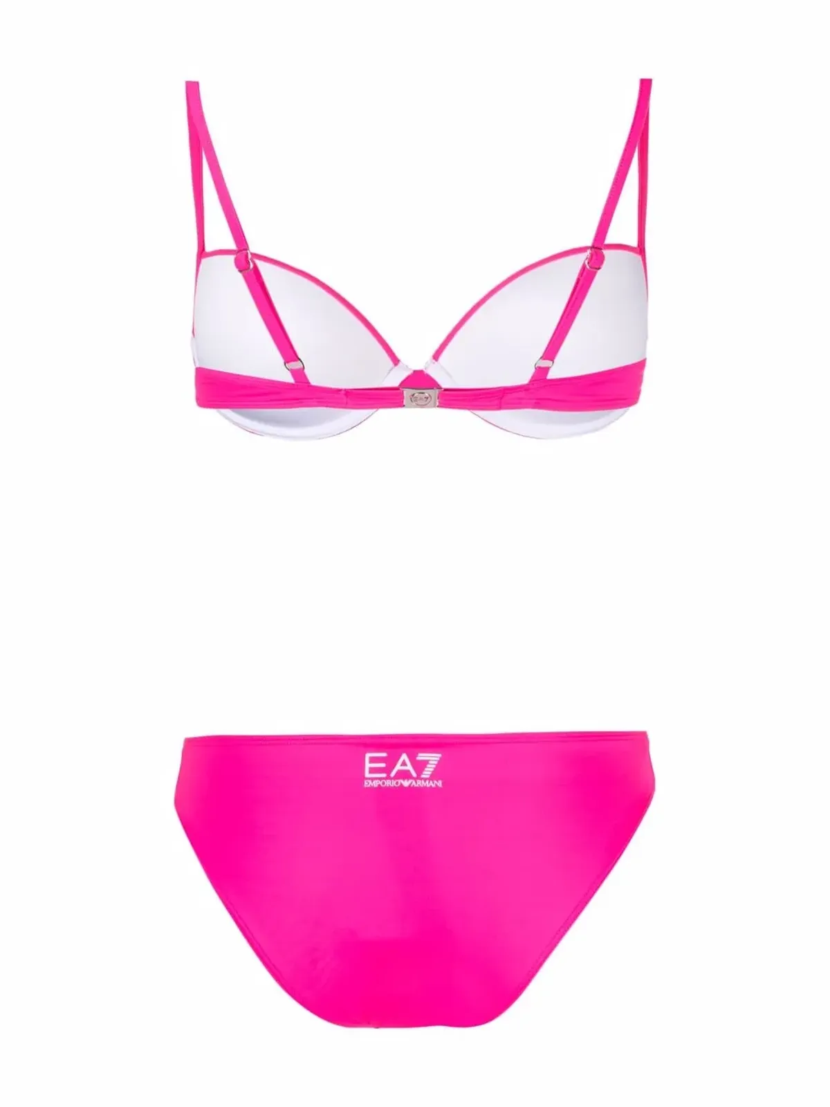 Ea7 Emporio Armani ロゴプリント アンダーワイヤー ビキニ - 画像2
