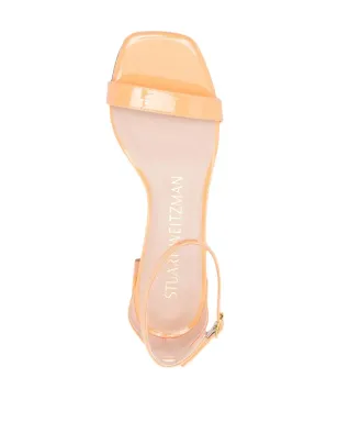 Stuart Weitzman ヌディストカーブ・パテントサンダル - オレンジ - サムネイル4