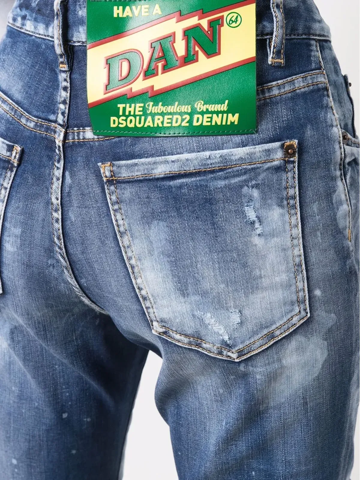 DSQUARED2 ハイウエスト タイダイ ジーンズ - 画像5