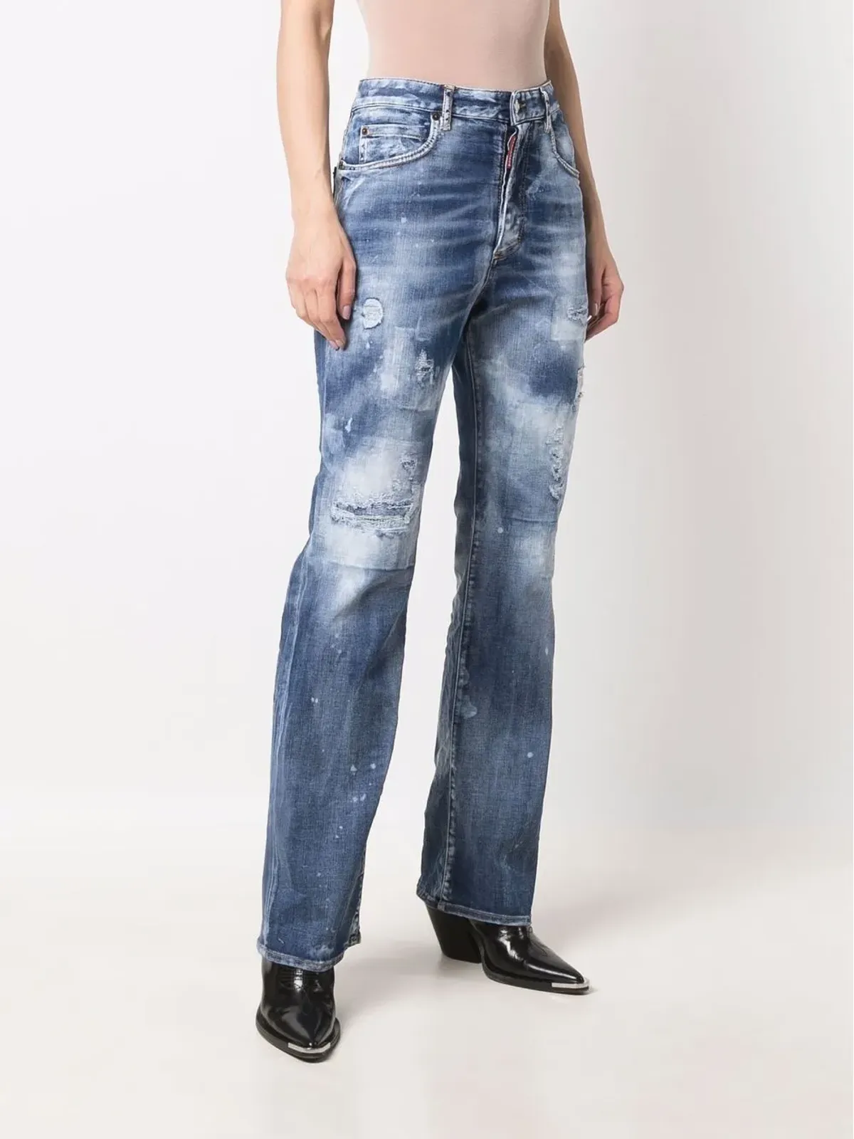 DSQUARED2 ハイウエスト タイダイ ジーンズ - 画像3