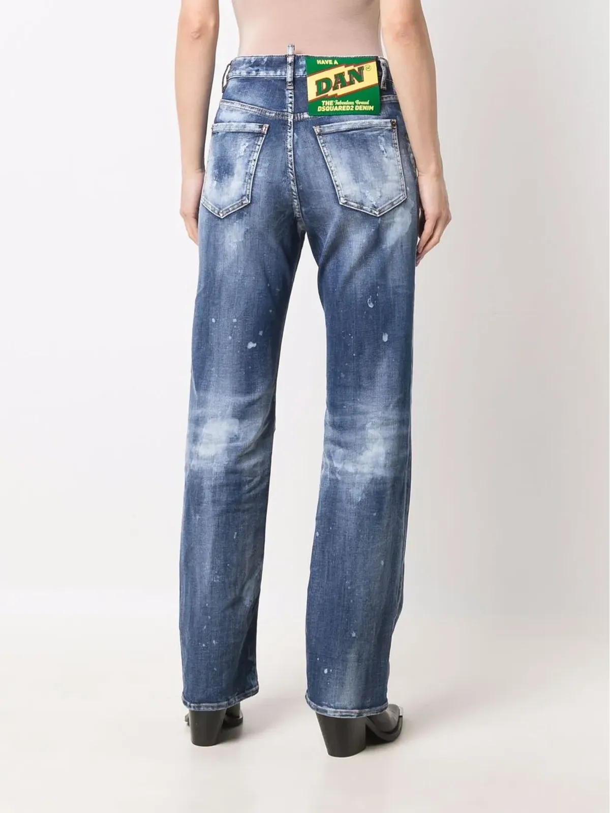 DSQUARED2 ハイウエスト タイダイ ジーンズ - 画像4