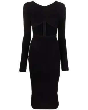 DSQUARED2 カットアウトディテールドレス - サムネイル1
