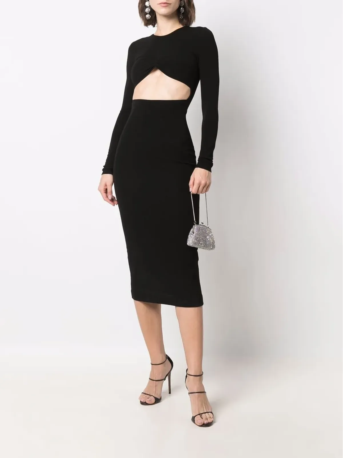 DSQUARED2 カットアウトディテールドレス - 画像2