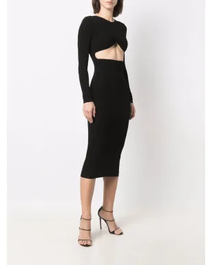 DSQUARED2 カットアウトディテールドレス - サムネイル3