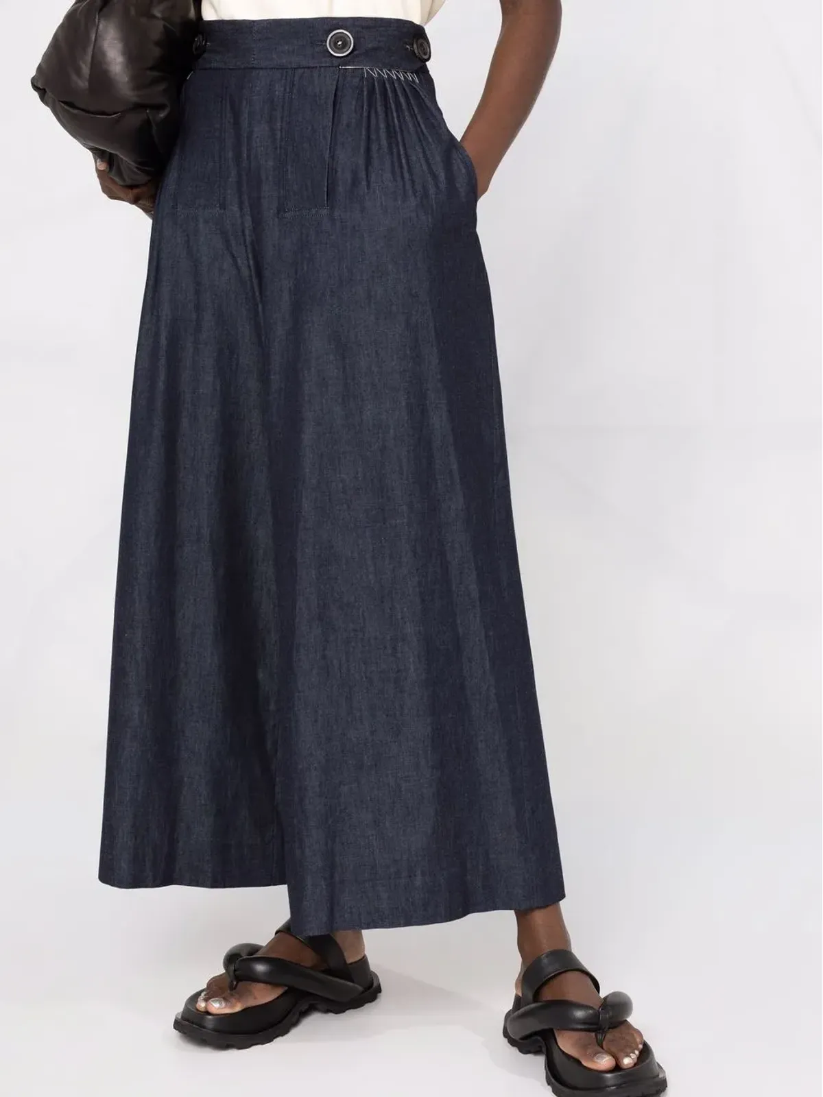 Maison Margiela ワイドレッグデニムパンツ - 画像5