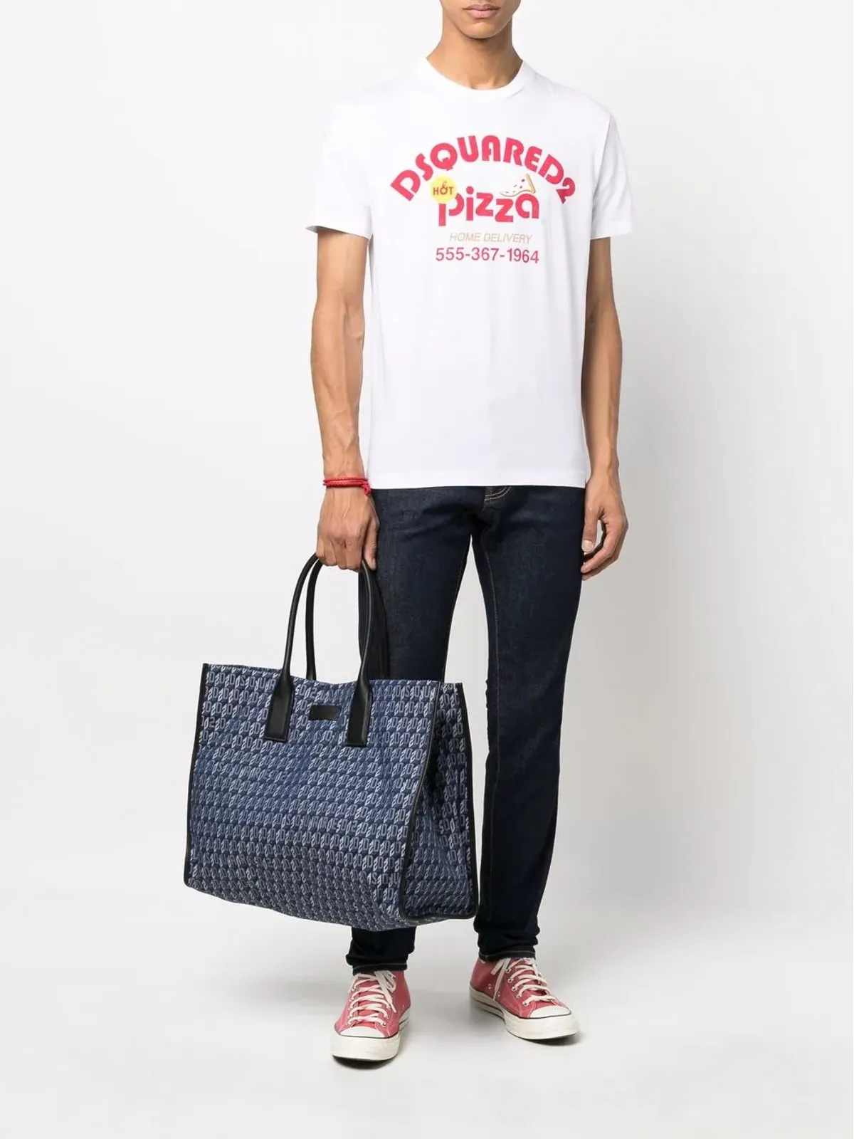 DSQUARED2 アイコンロゴストレートレッグジーンズ - 画像2