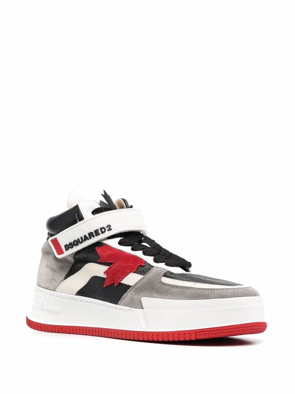 DSQUARED2 ロゴプリント レースアップ スニーカー - 画像2