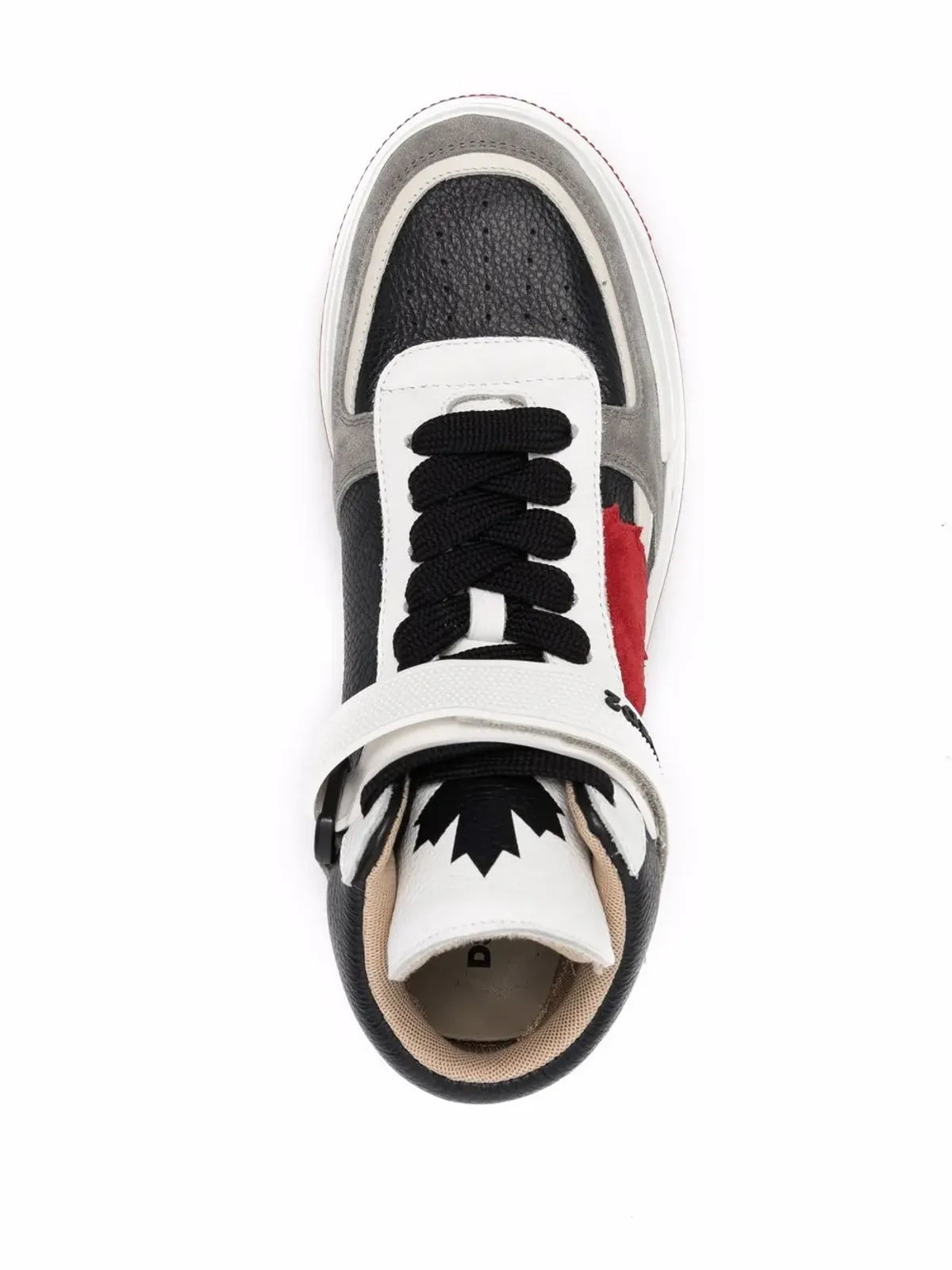 DSQUARED2 ロゴプリント レースアップ スニーカー - 画像4