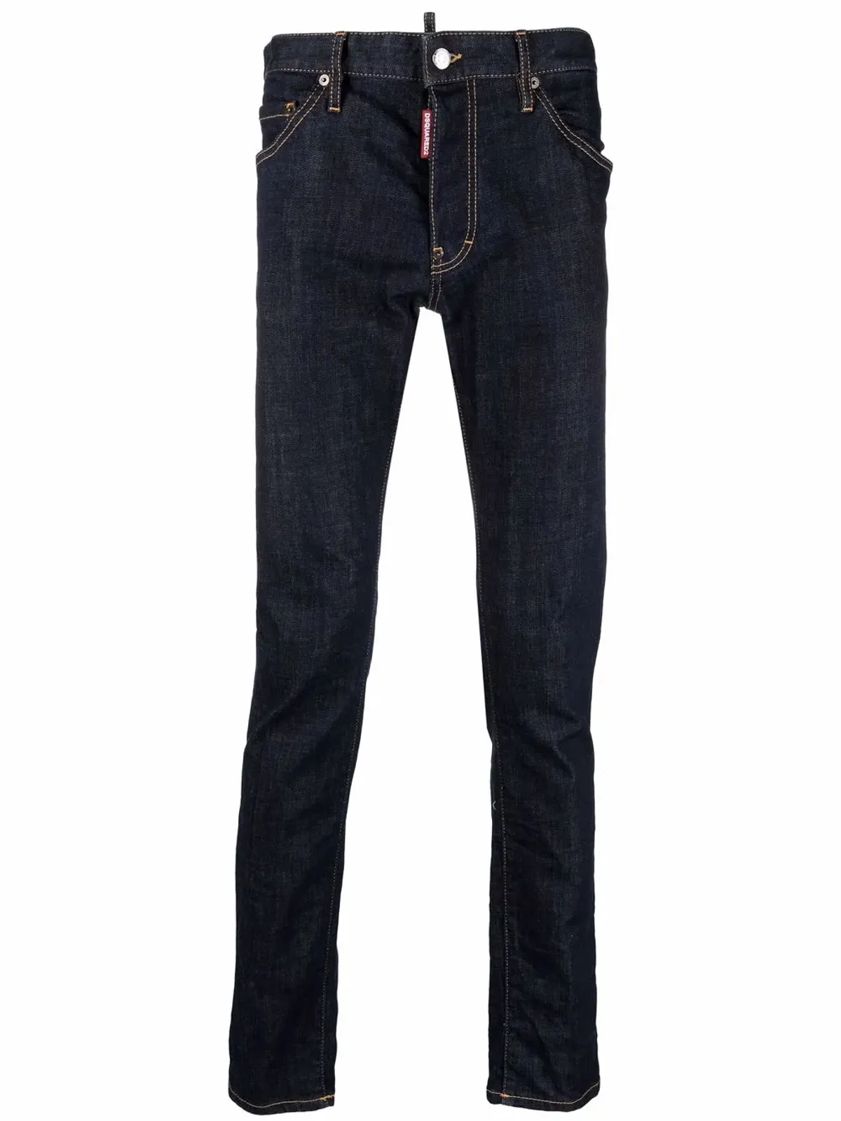 DSQUARED2 ロゴプリント スリムフィット ジーンズ - ブルー - 画像1