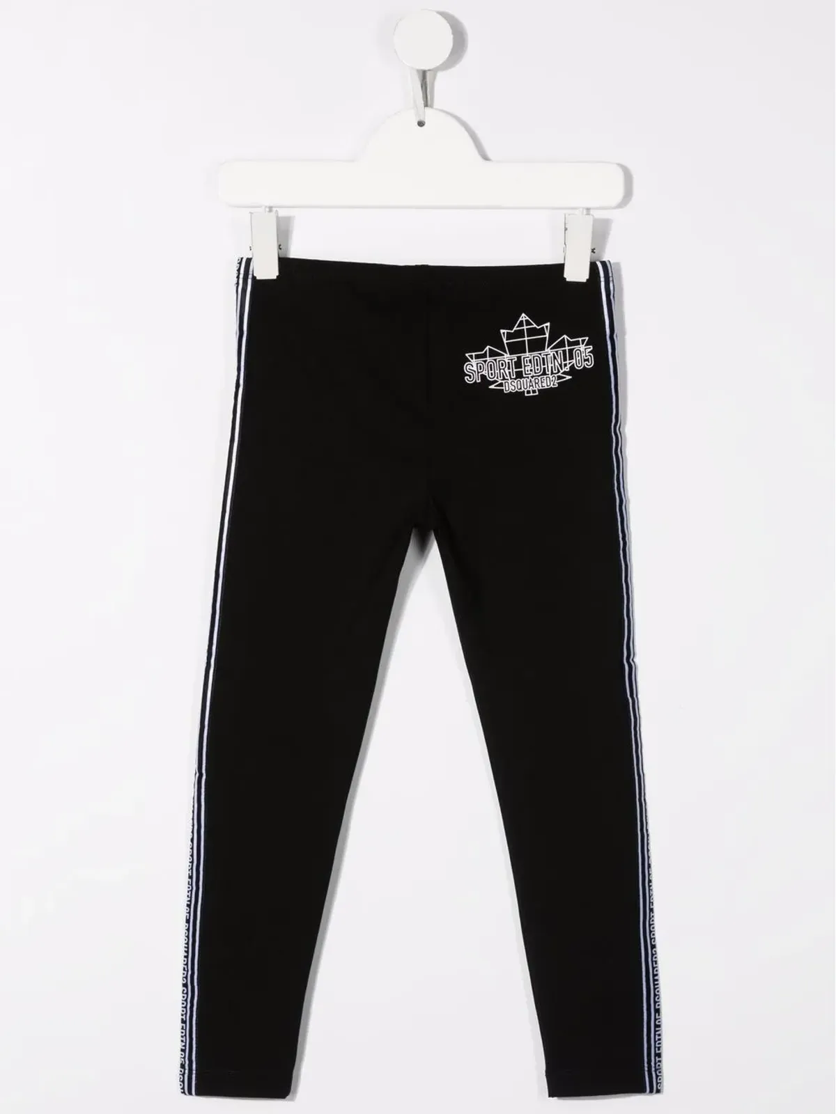 DSQUARED2 KIDS ロゴテープディテールレギンス - 画像2