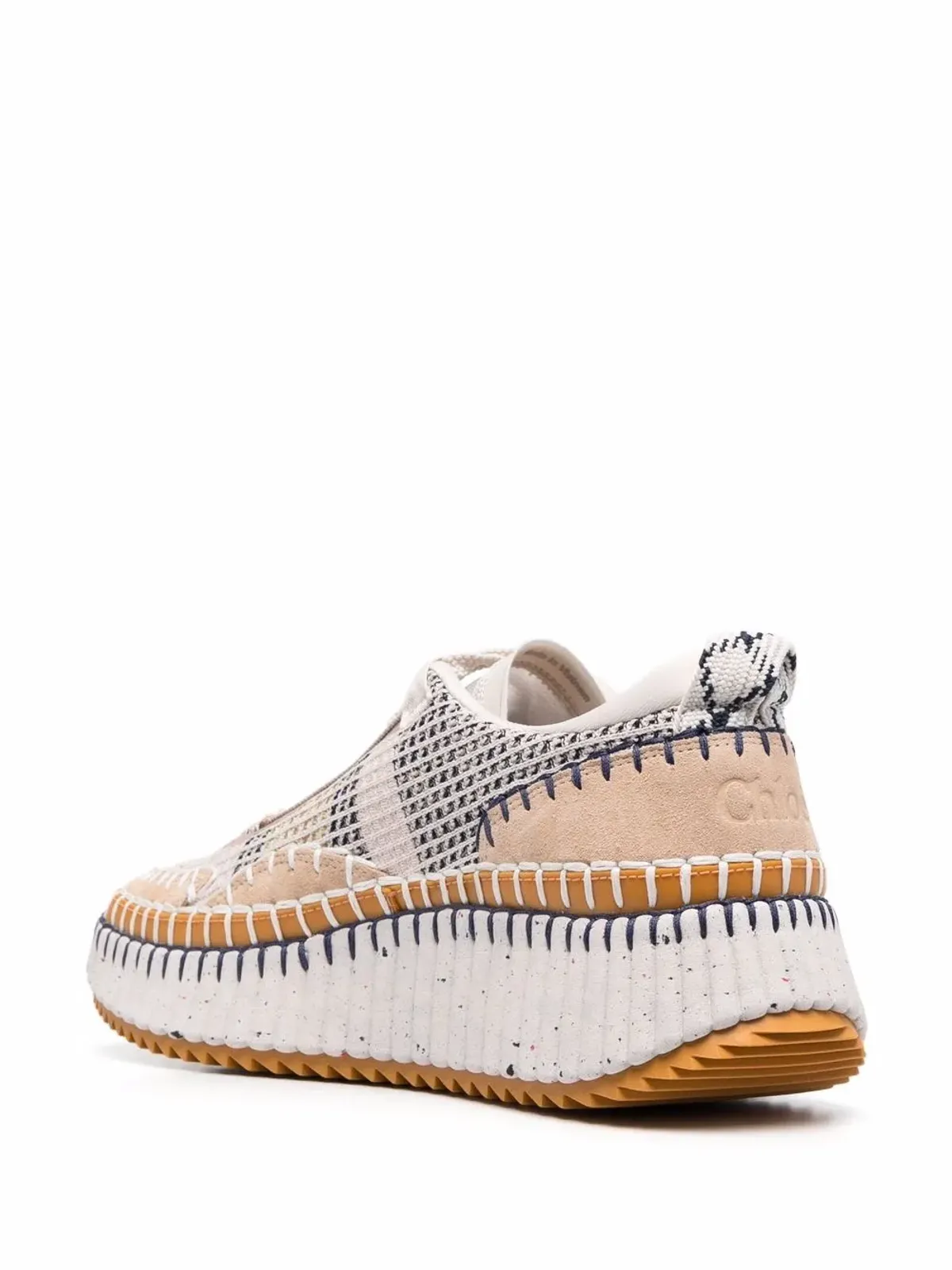 Chloé ホイップステッチトリムスニーカー - 画像3