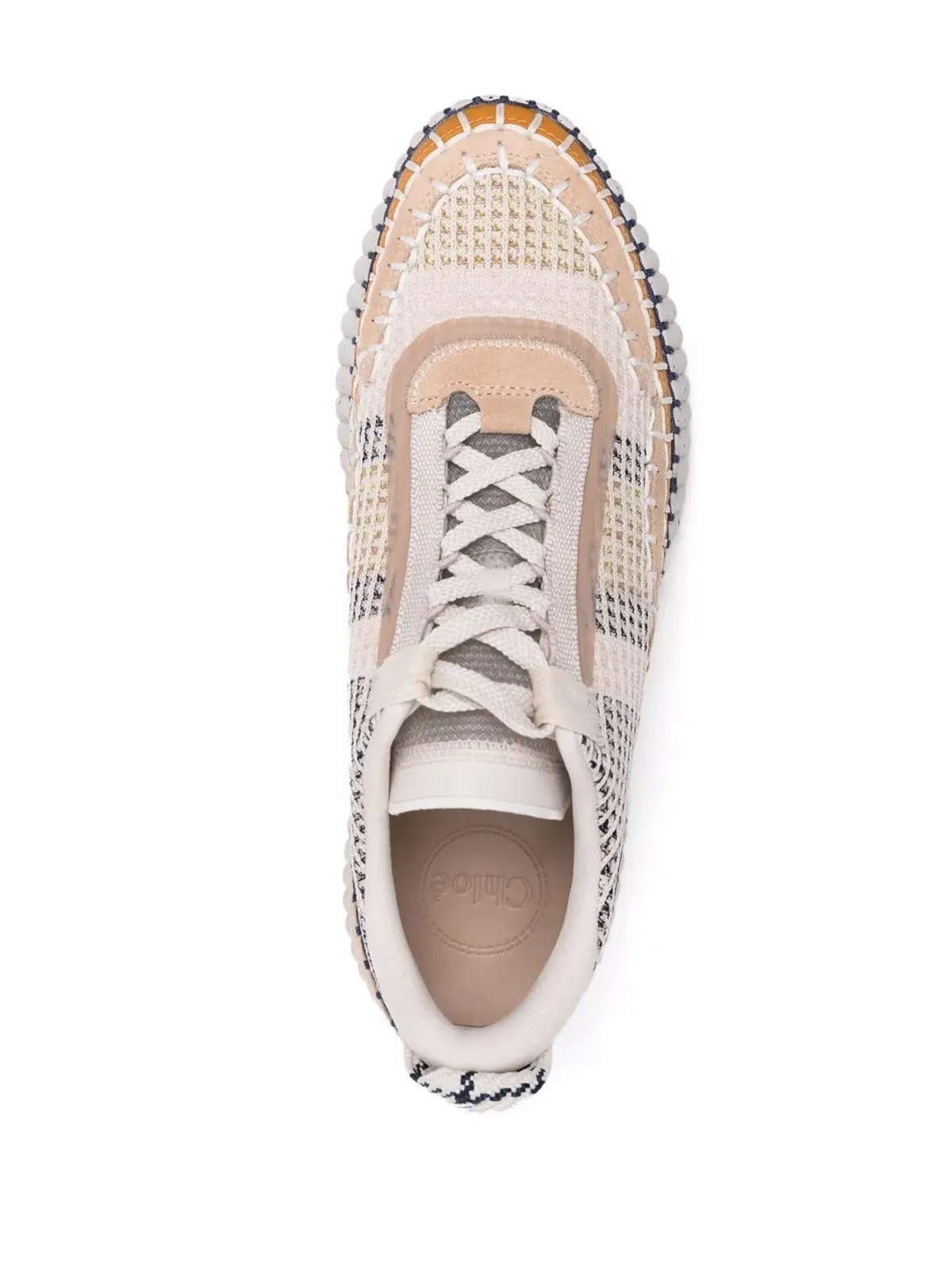 Chloé ホイップステッチトリムスニーカー - 画像4