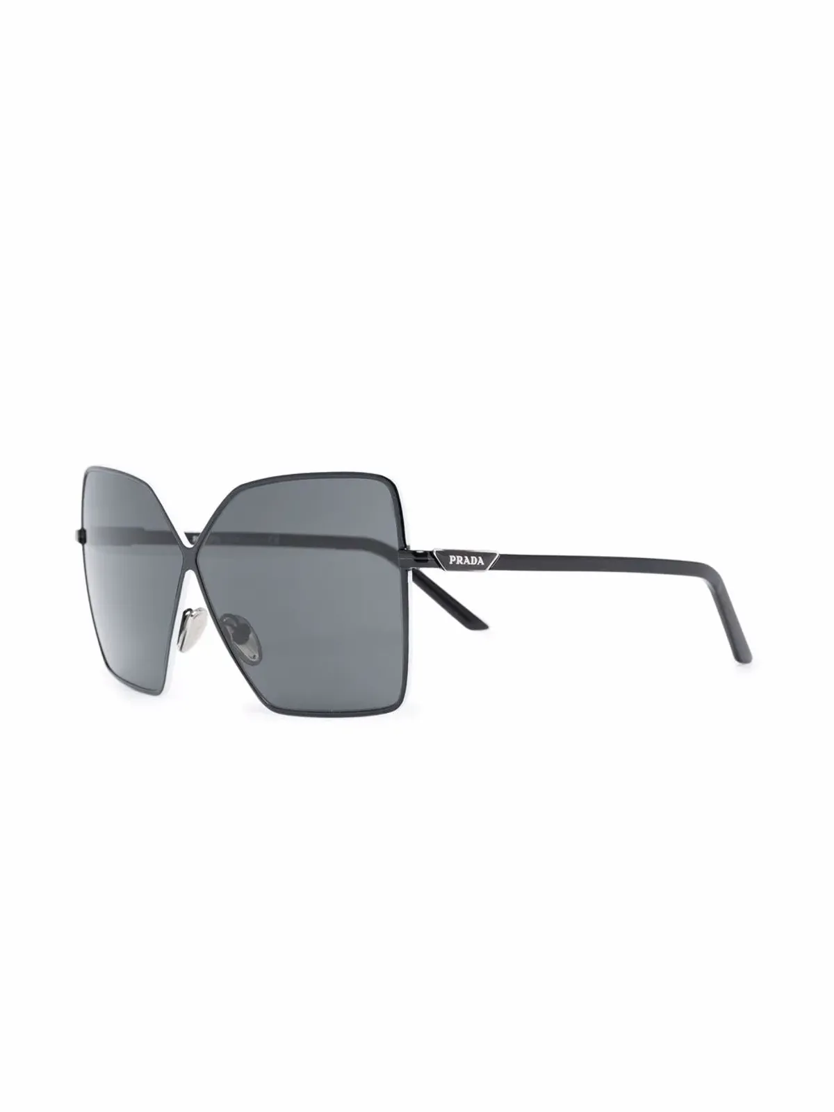 Prada Eyewear オーバーサイズ バタフライフレーム サングラス - 画像2