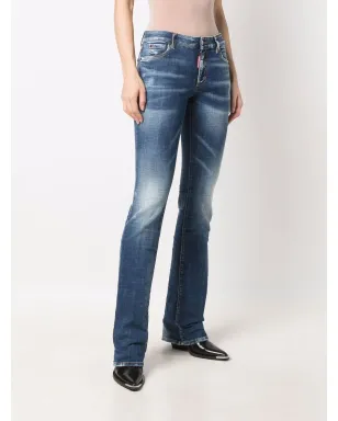 DSQUARED2 ローライズ・フレアジーンズ - サムネイル3
