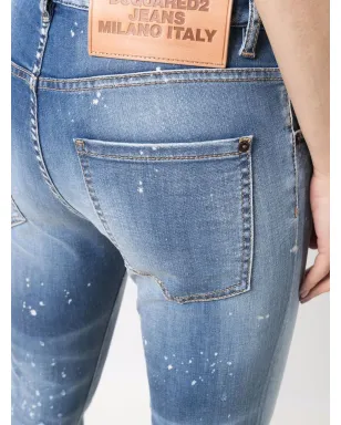 DSQUARED2 クロップド ディストレス加工のスキニージーンズ - サムネイル5