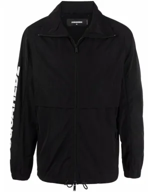 DSQUARED2 ロゴプリントジッパーコート - サムネイル1