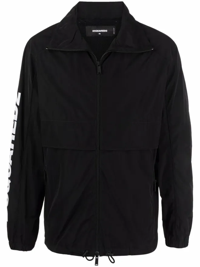 Dsquared2 DSQUARED2 ロゴプリントジッパーコートの商品画像