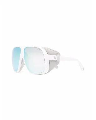 Moncler Eyewear mask-frame sunglasses - White - サムネイル2