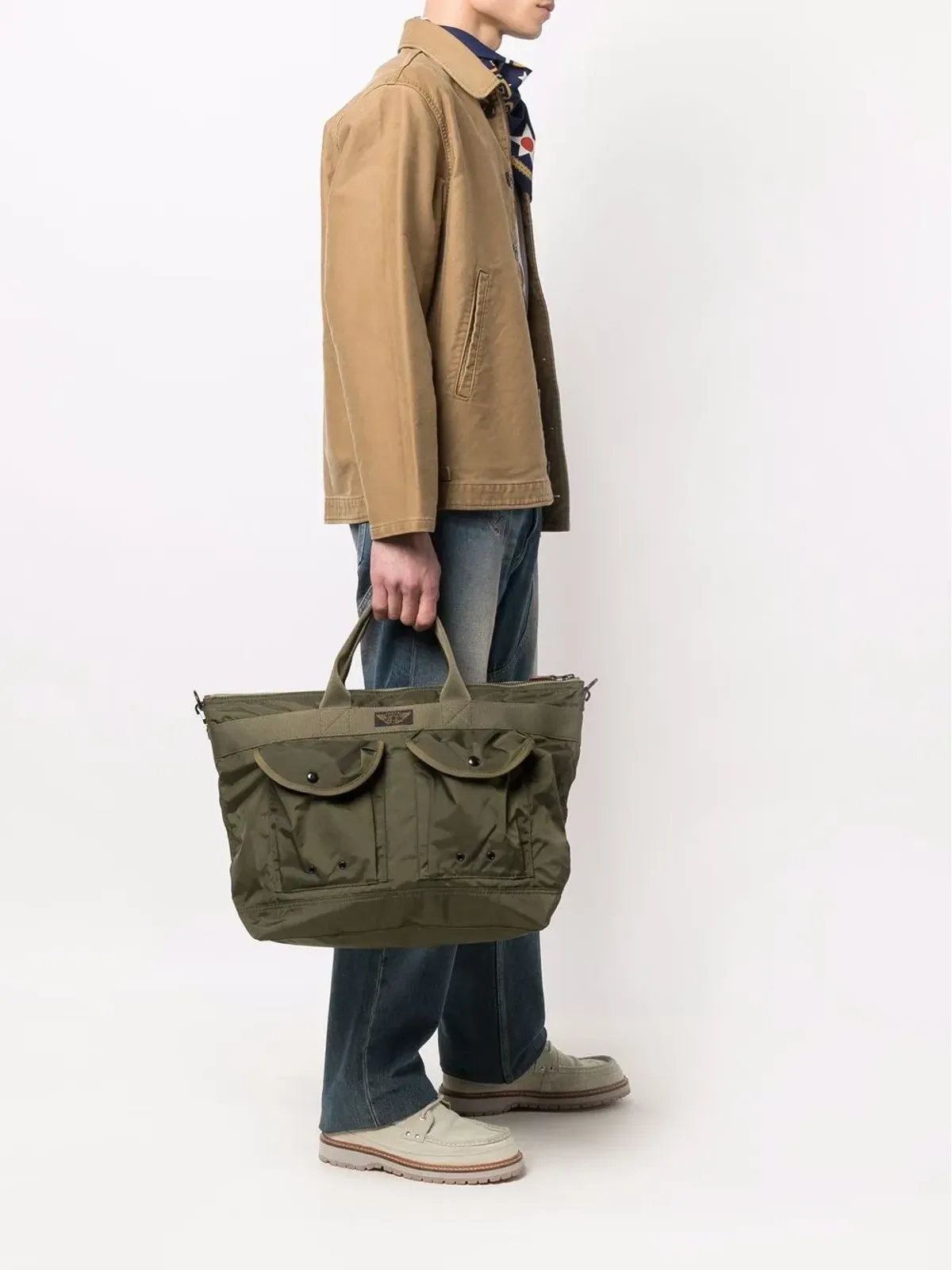Ralph Lauren RRL ロゴパッチ トートバッグ - 画像2