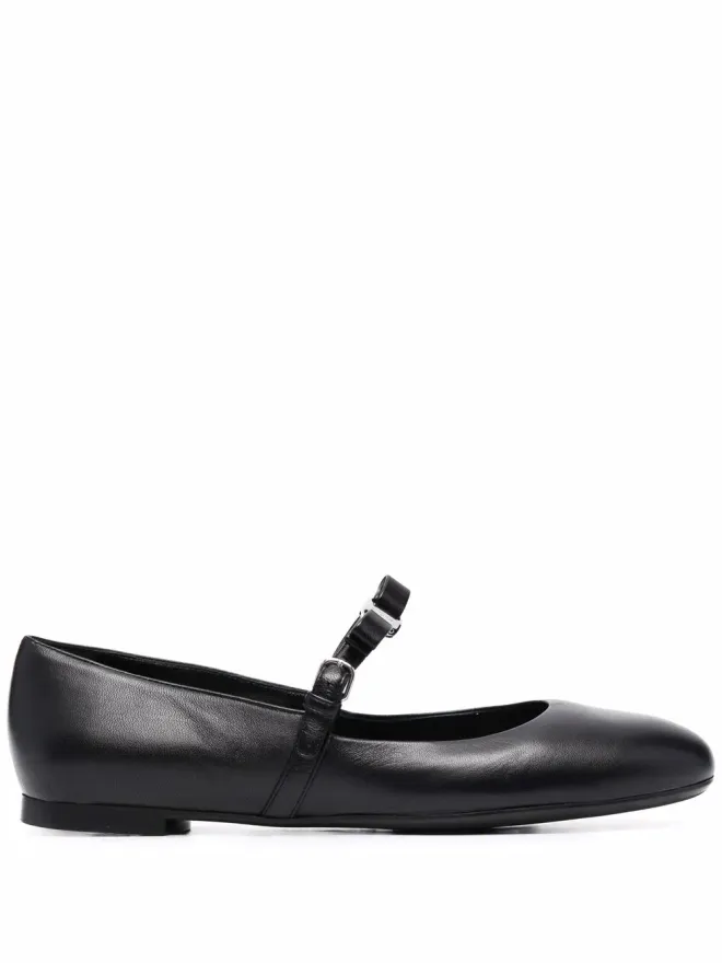 FERRAGAMO Ferragamo Lizz レザー バレエシューズの商品画像